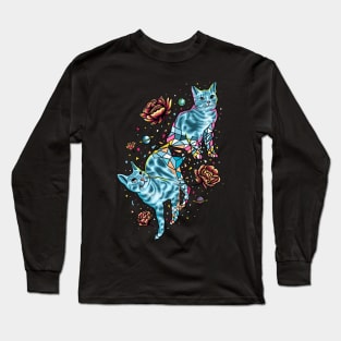 Constellation Cat Long Sleeve T-Shirt